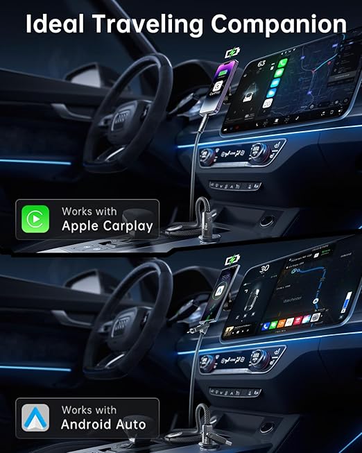 SHEZI Nylon Braided 4 in 1 USB C Cable 240W 5FT Compatible with Lightning Cable, Fast Charging for iPhone/iPad Charger Cord [480Mbps Data Sync],Multi Charging Cable with Type C/USB A, Grey