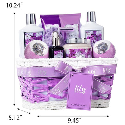 Christmas Gifts for Women 17-Piece Bath and Body Gift Set for Mom - Luxury Spa Gift Basket for Women, Pampering Bath Set | Mothers Day Gifts, Birthday Gifts, Perfect Holiday Gift for Her All Occasions