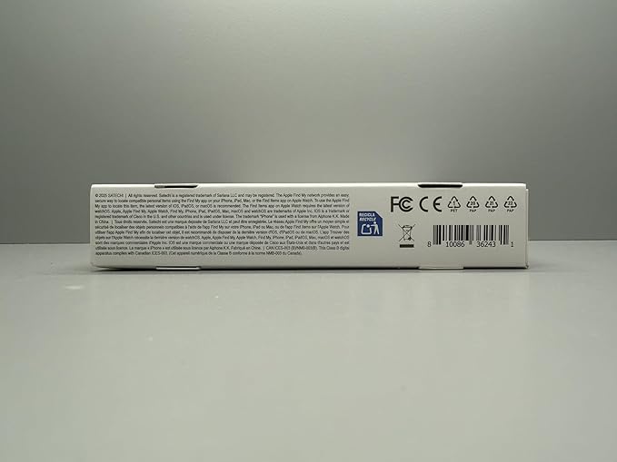 Satechi Passport Holder for Travel with Find My, Passport Cover with 4 Card Holder, Wireless Charging, and RFID protection – Travel Essential Vegan Leather Passport – Desert Rose