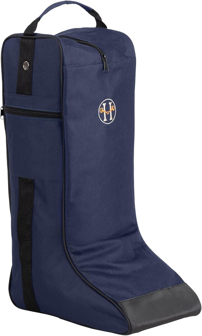 Huntley Equestrian Tall Riding Boot Bag Durable & Premium Horse Riding Boots Storage Protection Zipper Bag Water Resistant, Portable & Easy to Clean