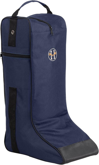 Huntley Equestrian Tall Riding Boot Bag Durable & Premium Horse Riding Boots Storage Protection Zipper Bag Water Resistant, Portable & Easy to Clean