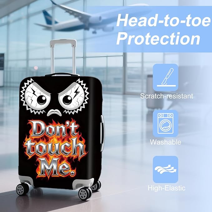 ANNA QUEEN Travel Luggage Cover Suitcase Protector Suitcase Cover Anti-Scratch,Stretchable Bag Cover Washable Durable Polyester