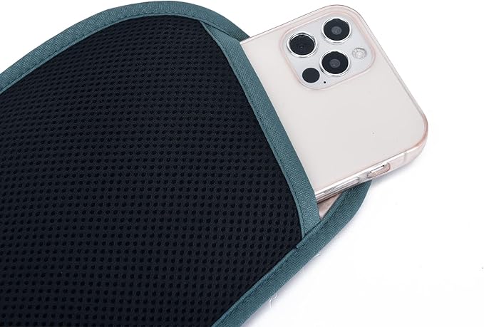 RFID Blocking Money Belt for Men Women, Slim Fanny Pack for Travel，Running,Conceal Waist Wallet for Passport Holder,Phone,Cash(Turquoise)