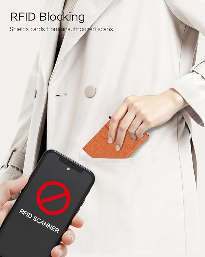 Women's Small Wallet - Sleek & Secure - RFID Blocking Compact Wallet with Slim Lightweight Pop Up Credit Card Holder, Premium Leather Capacity 11+ Cards Plus Cash & ID, Gift for Her