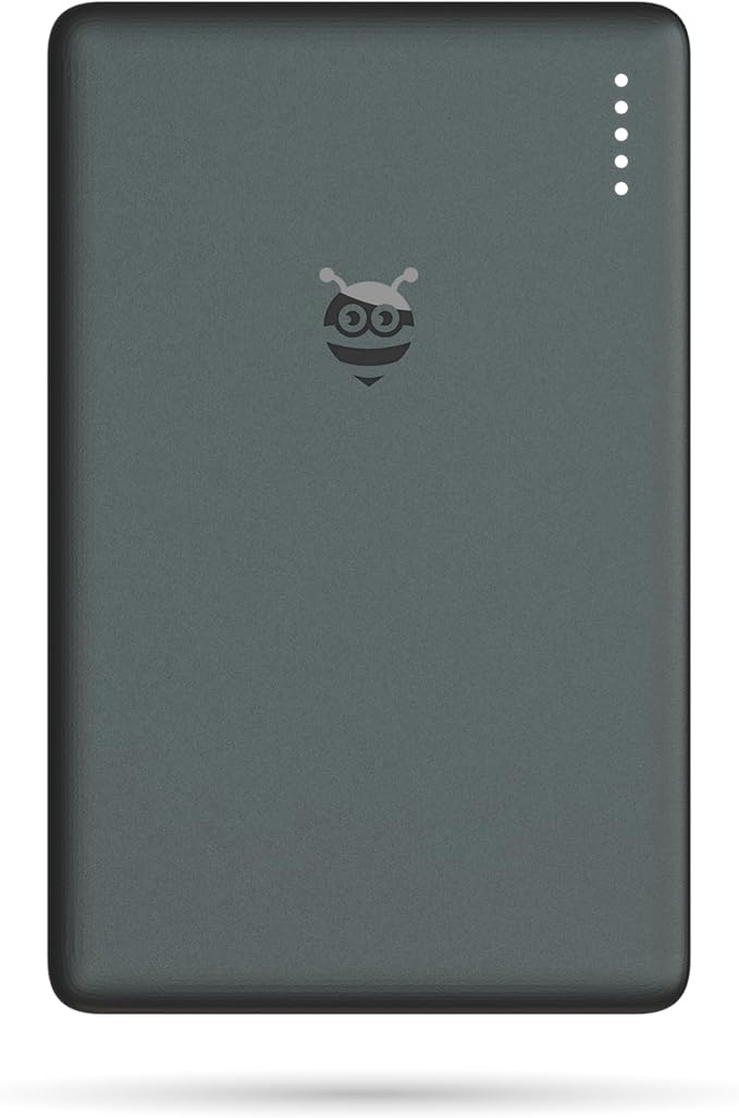 Pebblebee Card Universal (2024) - Rechargeable Slim Item Tracker | Alternative to Air Tag & Android Trackers | 18-Month Battery Life | Works with Both Android & iOS Find My Apps | LED & Sound Alerts