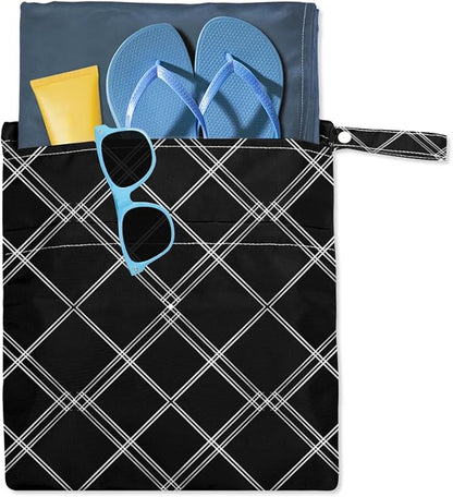 Laundry Shoe Bag,Shoe Washing Machine Bag with 2 Set,Wet Dry Bag for Baby Diapers,Dirty Yoga Gym Cloth,Toiletries,Beach,Swimsuit,Travel,Makeup Bag