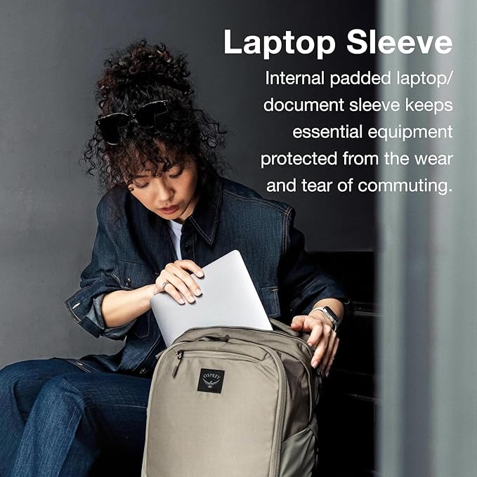 Osprey Aoede 21L Commuter Airspeed Backpack, Antique Blue