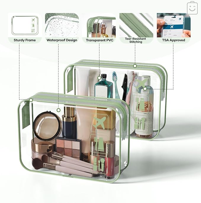 Veken 9/11 Set Compression Packing Cubes for Travel Essentials,Compressible Expandable Large Luggage Suitcase Organizer Bags for Clothing,Durable Space Saver Storage Bags(Matcha Green)