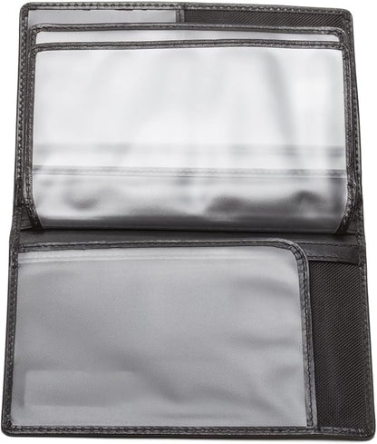 Tony Perotti Unisex Italian Bull Leather Executive Bifold Passport Cover Case in Black