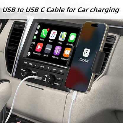 2Pack USB to USB C Cable for iPhone17/16/15,10ft Type A to Type C Nylon Braided Carplay Cord for iPhone17/16/15 Pro/MacBook/iPad Air/Mini/Pro/Samsung