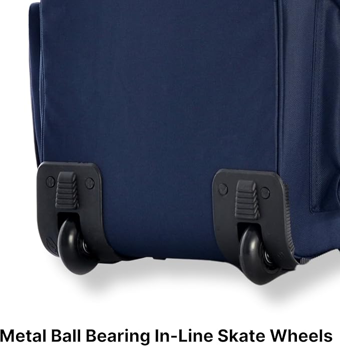 Olympia U.S.A. 29 inch Jumbo Size 8 Pockets Wheeled Rolling Duffel Bag Water Resistant Luggage Lightweight Travel Suitcase with Retractable Handle