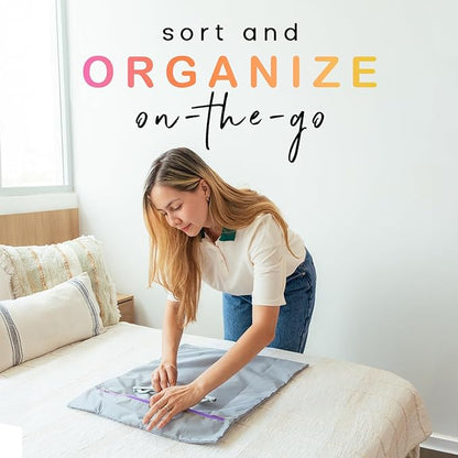 MUMI Travel Laundry Bag – Mesh Laundry Bags for Delicates with Hanger & Pouch | Delicates Bag for Washing Machine | Large Laundry Net Bag for Travel, Gym, Baby Clothes, and More (Pink)