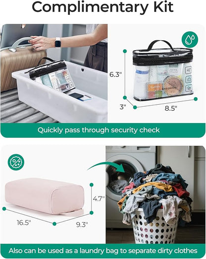 BAGSMART Gym Bag for Women, Duffle Bag for Travel with Wet Pocket, Lightweight Carry on Weekender Duffel, Water Resistant