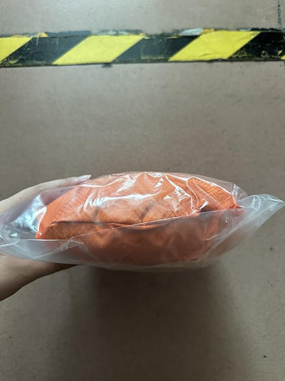 ZOMAKE Ultra Lightweight Packable Backpack 25L, Foldable Hiking Backpacks Water Resistant Small Folding Daypack for Travel(Orange)