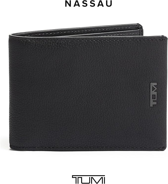 TUMI - Nassau Double Billfold Wallet - Men's Premium Leather Card Holder - RFID Protection