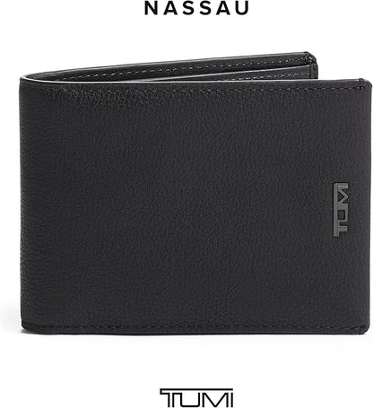 TUMI - Nassau Double Billfold Wallet - Men's Premium Leather Card Holder - RFID Protection