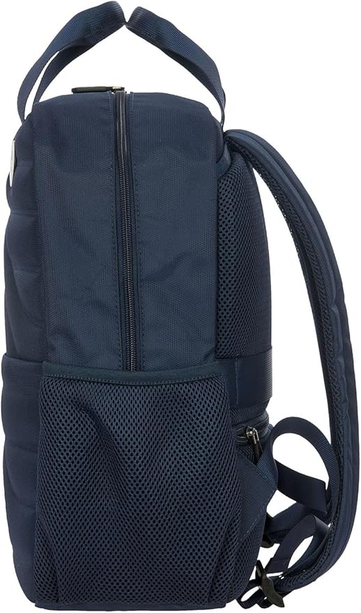 Bric's B|Y Ulisse Backpack, Lightweight Travel Daypack with Smart Sleeve and Multiple Organizational Pockets - Ocean Blue