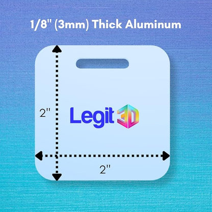 Custom Metal Luggage Tags (3 or 6 Pack) - Personalized Unique Suitcase & Backpack Travel, Durable, Waterproof & Heavy Duty (Blue)