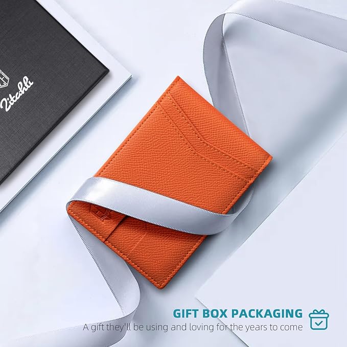 Zitahli Money Clip Wallets for Men,Slim Bifold Wallet 10-12 Cards, Mens Leather Wallet with ID Window,RFID Blocking Thin Minimalist Credit Card Holder,Gifts for Him