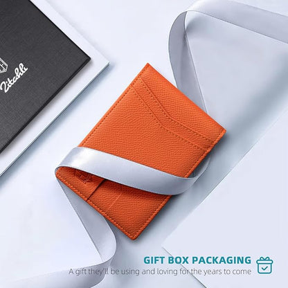 Zitahli Money Clip Wallets for Men,Slim Bifold Wallet 10-12 Cards, Mens Leather Wallet with ID Window,RFID Blocking Thin Minimalist Credit Card Holder,Gifts for Him