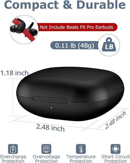 Charging Case Replacement Compatible with Beats Fit Pro - 700mAh Battery Wireless Earbuds Charger Case with Bluetooth Pairing