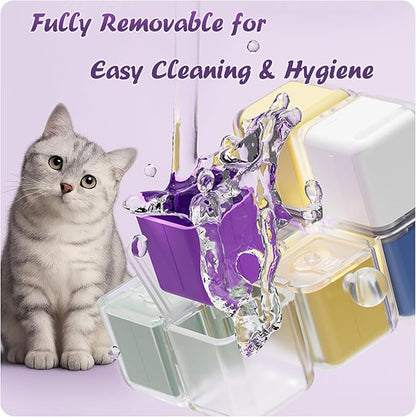 Daily Pill Organizer with 8 Compartments - Perfect Weekly Pill Case Waterproof Pill Box for Daily Vitamins and Medicine, Small Pill Container for Pocket Purse (Multi-Color)