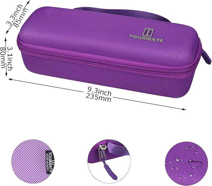 Hard Storage Case for Anker 737 Power Bank (PowerCore 24K) and Anker 715 Charger (Nano II 65W) Combo-Tourmate (Purple)