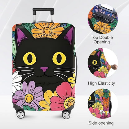 ANNA QUEEN Travel Luggage Cover Suitcase Protector Suitcase Cover Anti-Scratch,Stretchable Bag Cover Washable Durable Polyester