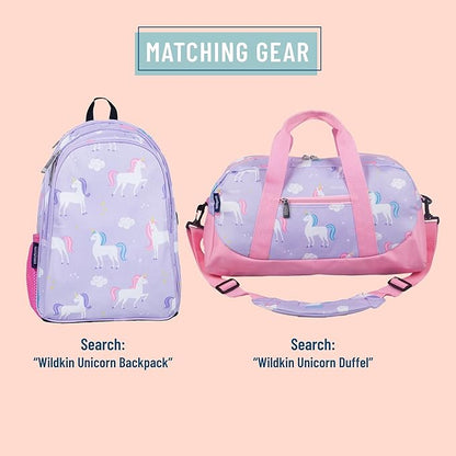 Wildkin Kids Luggage Tags – Set of 2, Durable Bag Tags w/Info Card for Suitcases & Backpacks - Unicorn