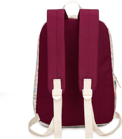 Montana West Backpack for Women Men 2 PCS Lightweight College Bookbags Casual Daypack Backpacks for Commute & Travel