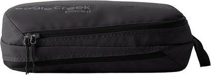 Eagle Creek Pack-It Reveal Carry-On Set - Compression Cube S (2x) & M (1x) & Clean/Dirty Cube M - Angled Zipper Stackable Carry-On Packing Tubes - Travel Essentials - Black