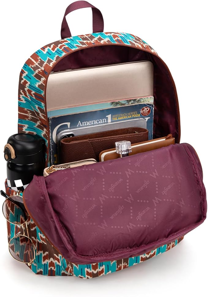 Montana West Wrangler Lightweight Backpack for Women Water Resistant 800D Casual Daypack for College, Commute, Travel & Gym