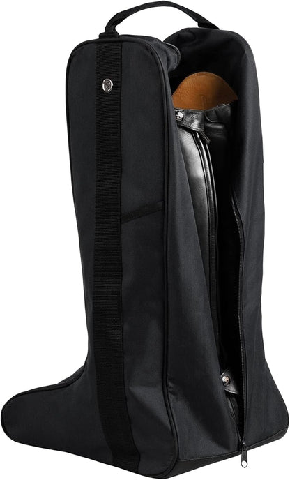 Huntley Equestrian Tall Riding Boot Bag Durable & Premium Horse Riding Boots Storage Protection Zipper Bag Water Resistant, Portable & Easy to Clean