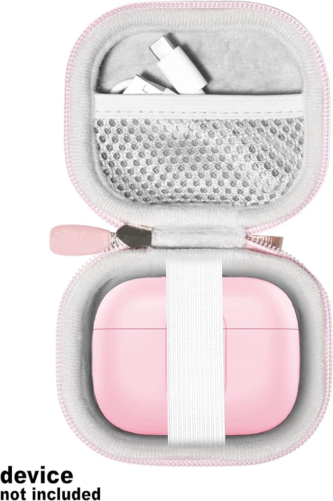 getgear case for Btootos A90 Wireless Earbuds with Noise Cancelling Mic LED Display (Pink)