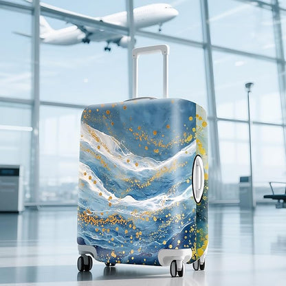 ANNA QUEEN Travel Luggage Cover Suitcase Protector Suitcase Cover Anti-Scratch,Stretchable Bag Cover Washable Durable Polyester