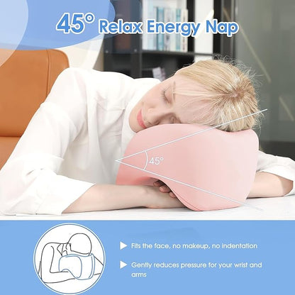 jiaao Travel Pillow,Travel Neck Pillows for Airplanes, Memory Foam Travel Pillows with 360° Head and Neck Support,Ergonomic Design Travel Essential Suitable for Plane,Car, Home,Train and Bus Trip