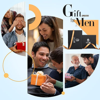 Zitahli Wallet for Men-6 Slots ID Window-Mens Wallets-Slim Wallet Classic Spring Money Clip RFID Blocking-Gift for Men