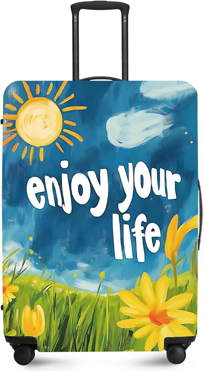 ANNA QUEEN Travel Luggage Cover Suitcase Protector Suitcase Cover Anti-Scratch,Stretchable Bag Cover Washable Durable Polyester