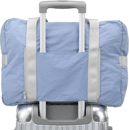 VanFn Foldable Travel Duffel Bag, Sports Duffels Gym Bag, Rainproof Nylon Totes, Sports Shoulder Handbag, Lightweight Duffle Bags For Women & Men, Outdoor Weekend Bag, P.Travel Series