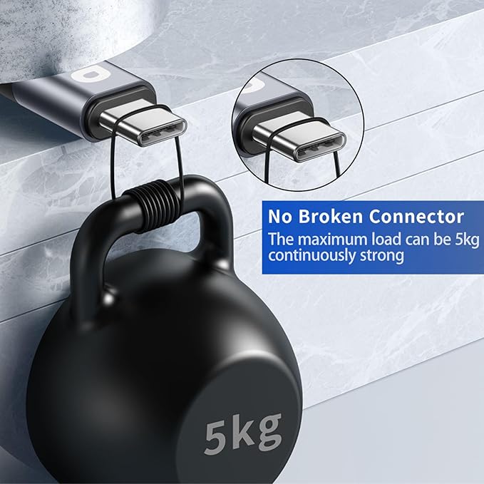 PRAKIE USB C Cable 3FT, 2Pack USB-C to USB-C Charger Cable, USBC Fast Charging Nylon Braided USBC iPhone Charger Cord Compatible with iPhone 16/15/Pro Max/PlusSamsung Galaxy S23/LG and More