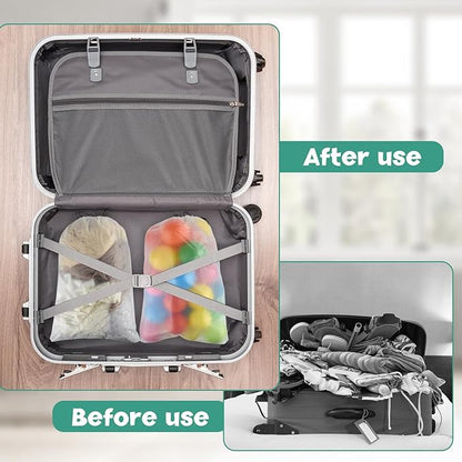 100Pcs Shoe Bags for Travel，PLULON 15.7" x 11.8" Clear Drawstring Storage Plastic Bags Shoes Organizer for Packing Waterproof Dustproof Women Men Portable Travel Essentials