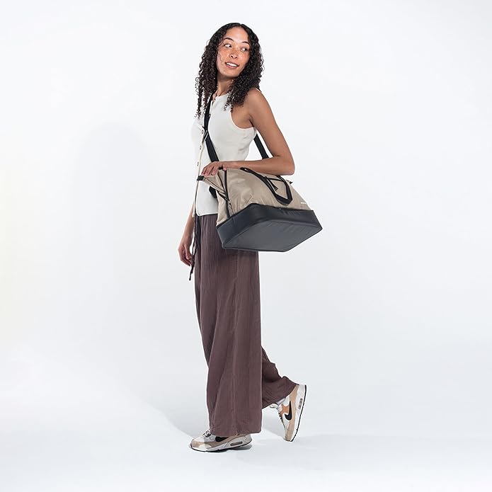 Sherpani Boston, Anti Theft Weekender Bags, Travel Duffel Bag, Carry On Tote Bag with Removable Shoe Bottom Compartment