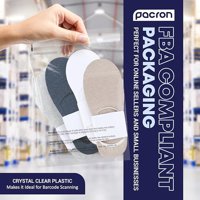 Strong Clear Poly Bags 9"x12"(1000),10"x13"(1000),12"x15"(1000)– Self Seal Plastic Packs for Packaging| Resealable Bags with Suffocation Warning | Clear Packaging for Small Business, Shopping & Retail