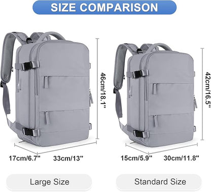 Large Personal Item Travel Backpack For Women Men Airline Approved Carry On Backpack Flight Approved Waterproof Sports Luggage Backpack Casual Daypack Small Hiking Backpack