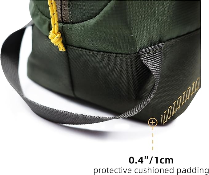 Travel Toiletry Bag 8L, Large Packing Cube with Waterproof TPU Wet/Dry Compartment (Christmas Edition)