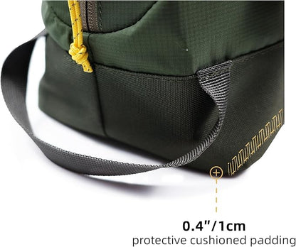 Travel Toiletry Bag 8L, Large Packing Cube with Waterproof TPU Wet/Dry Compartment (Christmas Edition)