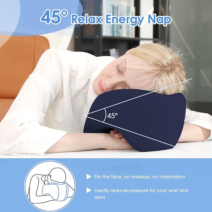 jiaao Neck Pillow Airplane, Ergonomic Memory Foam Travel Pillows for Long Flights, 3D Eye Masks, Ear Plugs and Portable Drawstring Bag, Napping Pillow for Home, Sleep Rest, Family and Travel Use