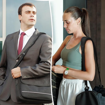 3D Air Cushion Ultra Comfortable Bag Strap, 67" Thicken Shoulder Strap with Double Adjustable Buckles and Metal Hooks, Ideal for Laptop Messenger Bag/Crossbody Bag(Reduced Stress)