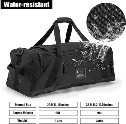 Large Duffle Bag,Gym Bags For Men Weekend Bag For Women Travel Backpack Carry On Sports Duffel Bag