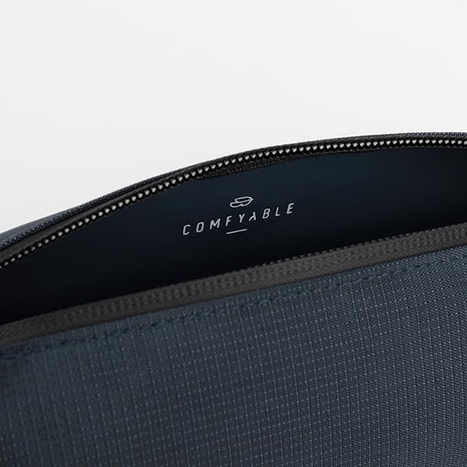 Comfyable Small Toiletry Bag for Men, Slim Mini Toothbrush Bag, Dopp Kit Bag